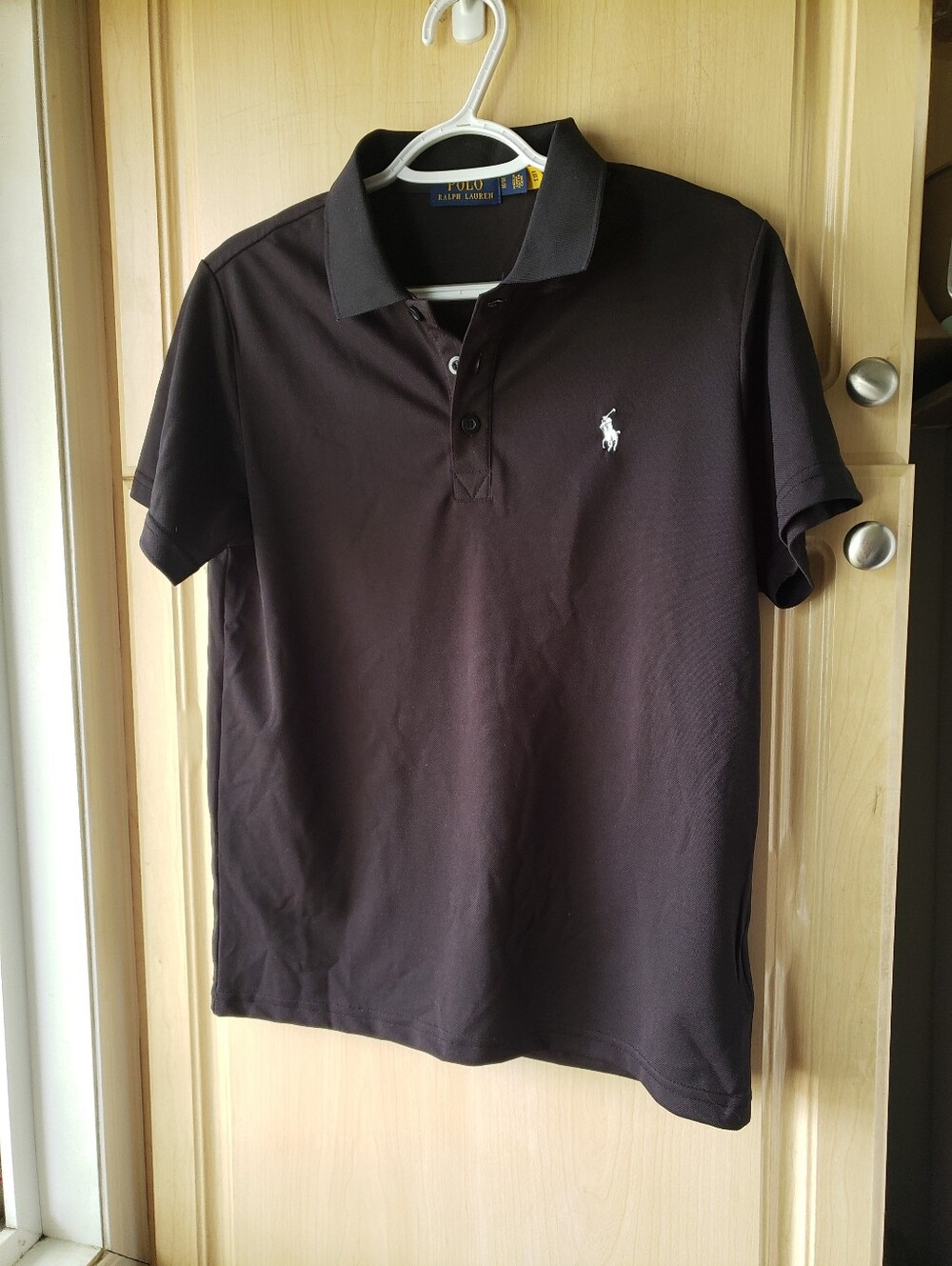 Kids Black Polo Shirt
